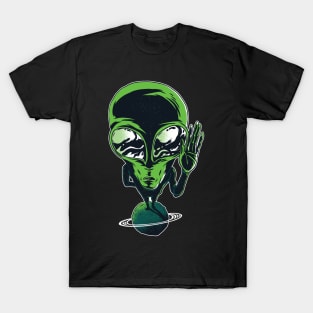 ALIEN ON PLANET T-Shirt